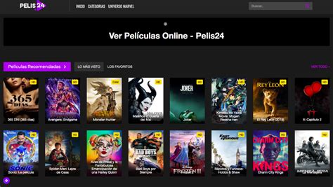 Las mejores 24 páginas para ver películas y series online gratis y .